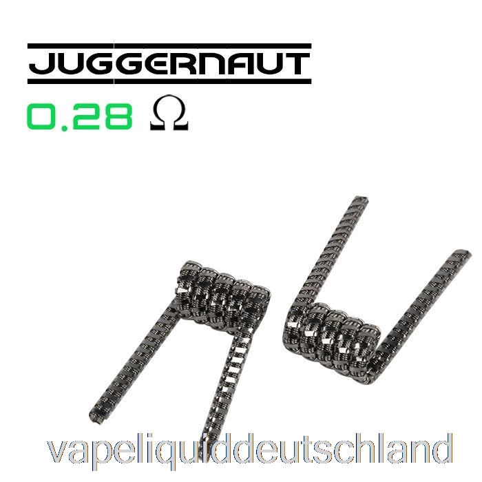Wotofo Comp Wire – Vorgefertigte Spulen 0,28 Ohm Juggernaut – Packung Mit 10 Vape Liquids
